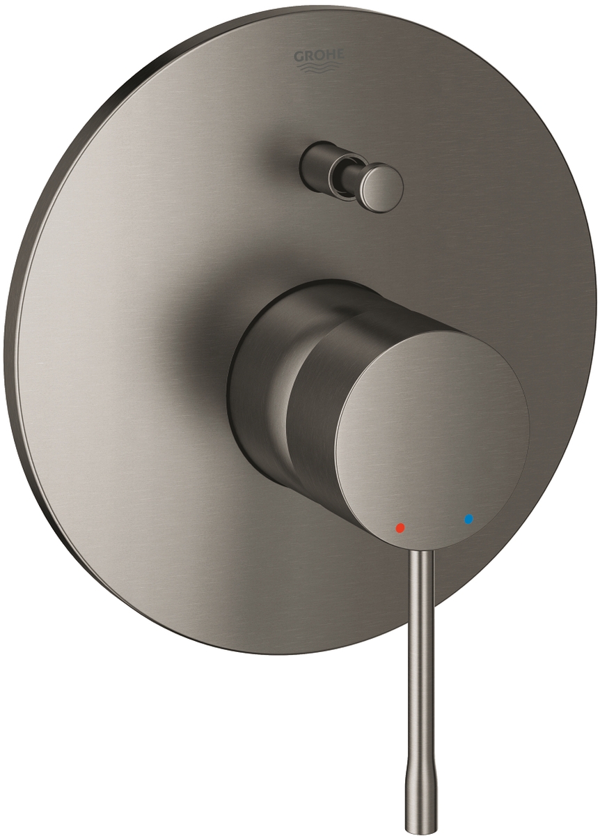 Grohe Essence Badewannen- und Duscharmatur Unterputz Brushed Hard Graphite 19285AL1