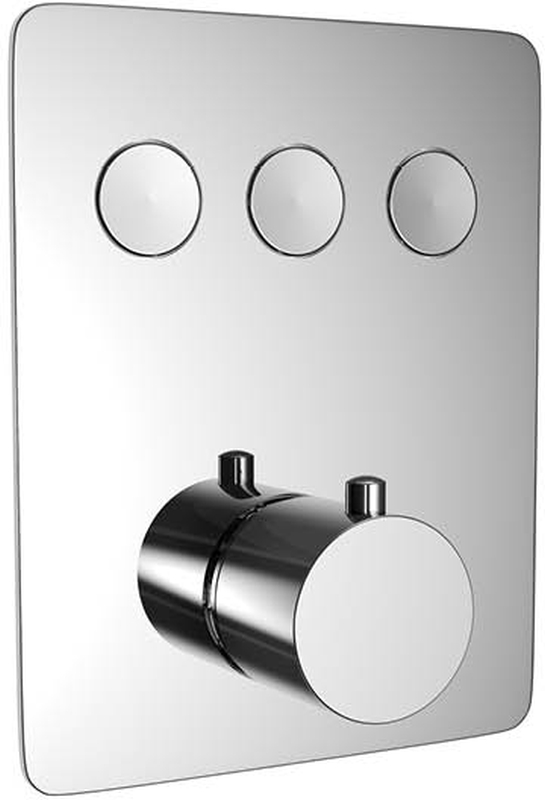 Excellent Krotos badewannen- und duscharmatur Unterputz mit Thermostat chrom AREX.8046CR