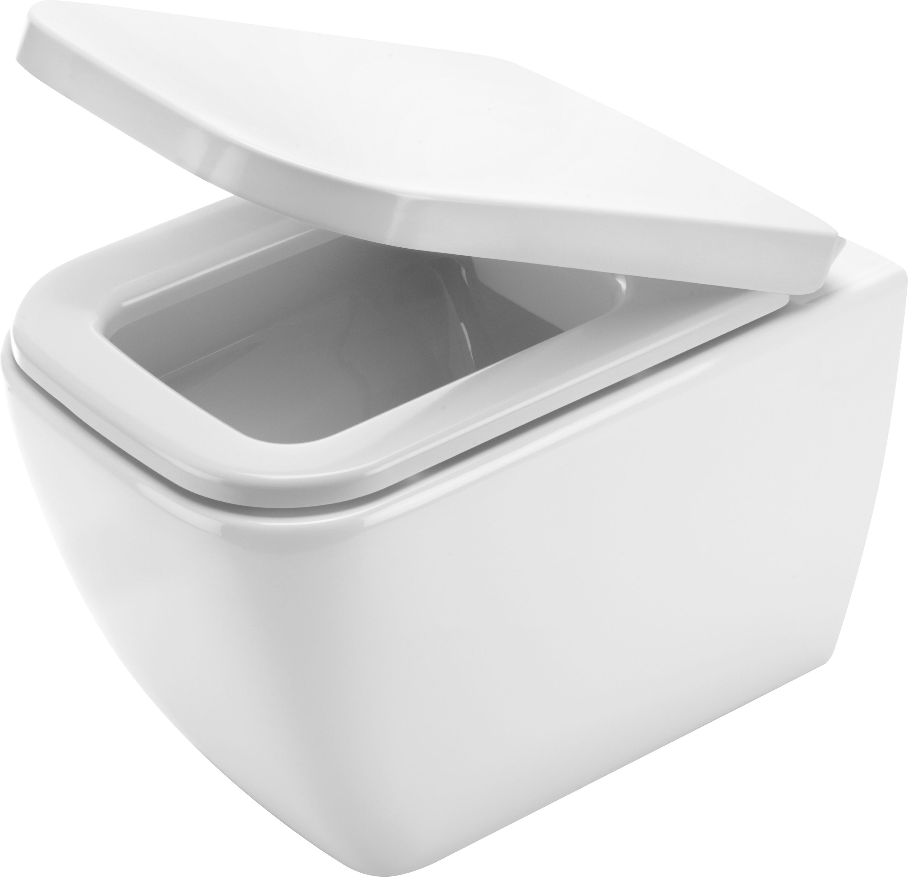 Deante Hiacynt WC-Becken hängend Spülrandlos weiß CDH_6ZPW