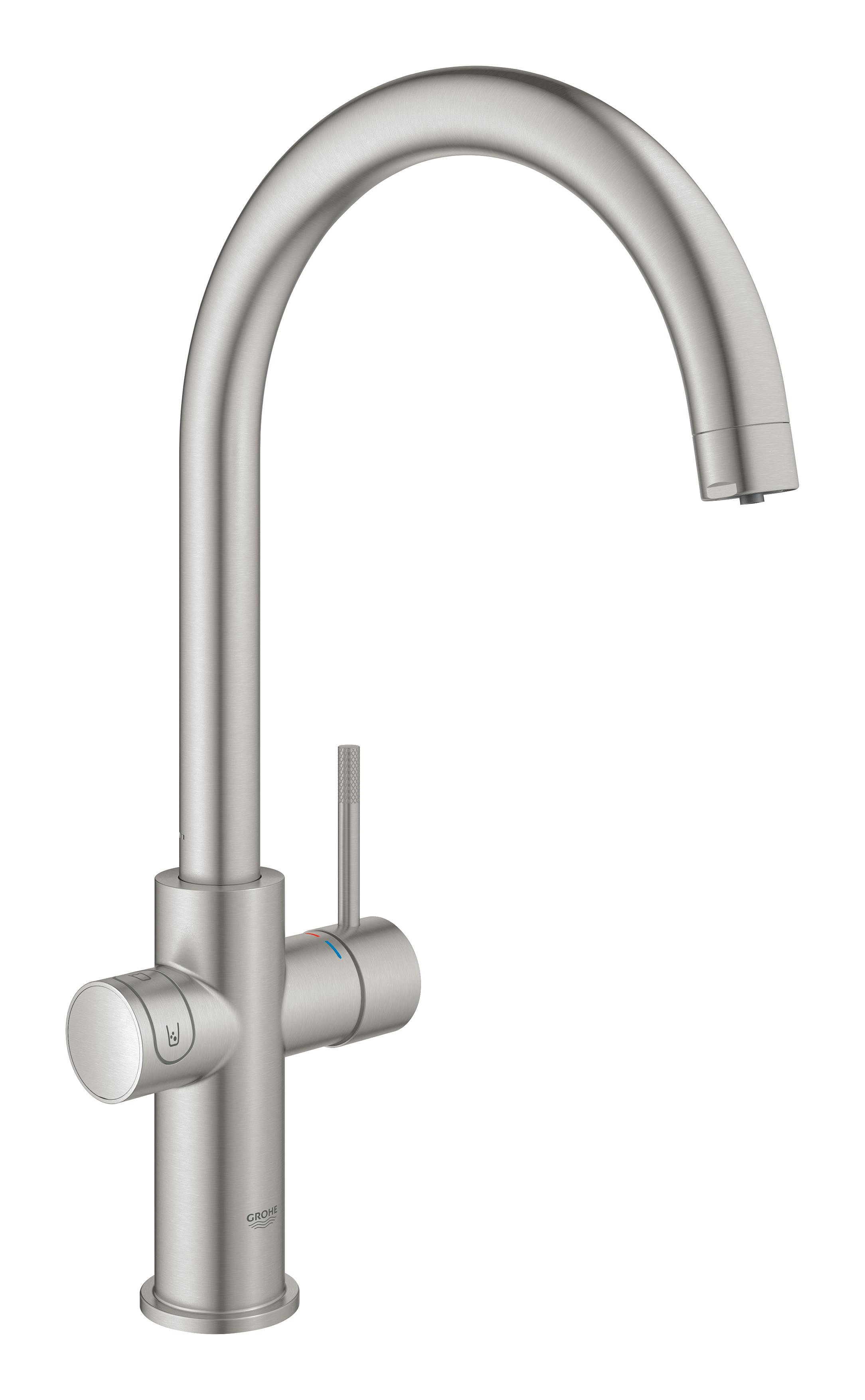 Grohe Blue Küchenarmatur mit Filter Stehend edelstahl 31455DC1