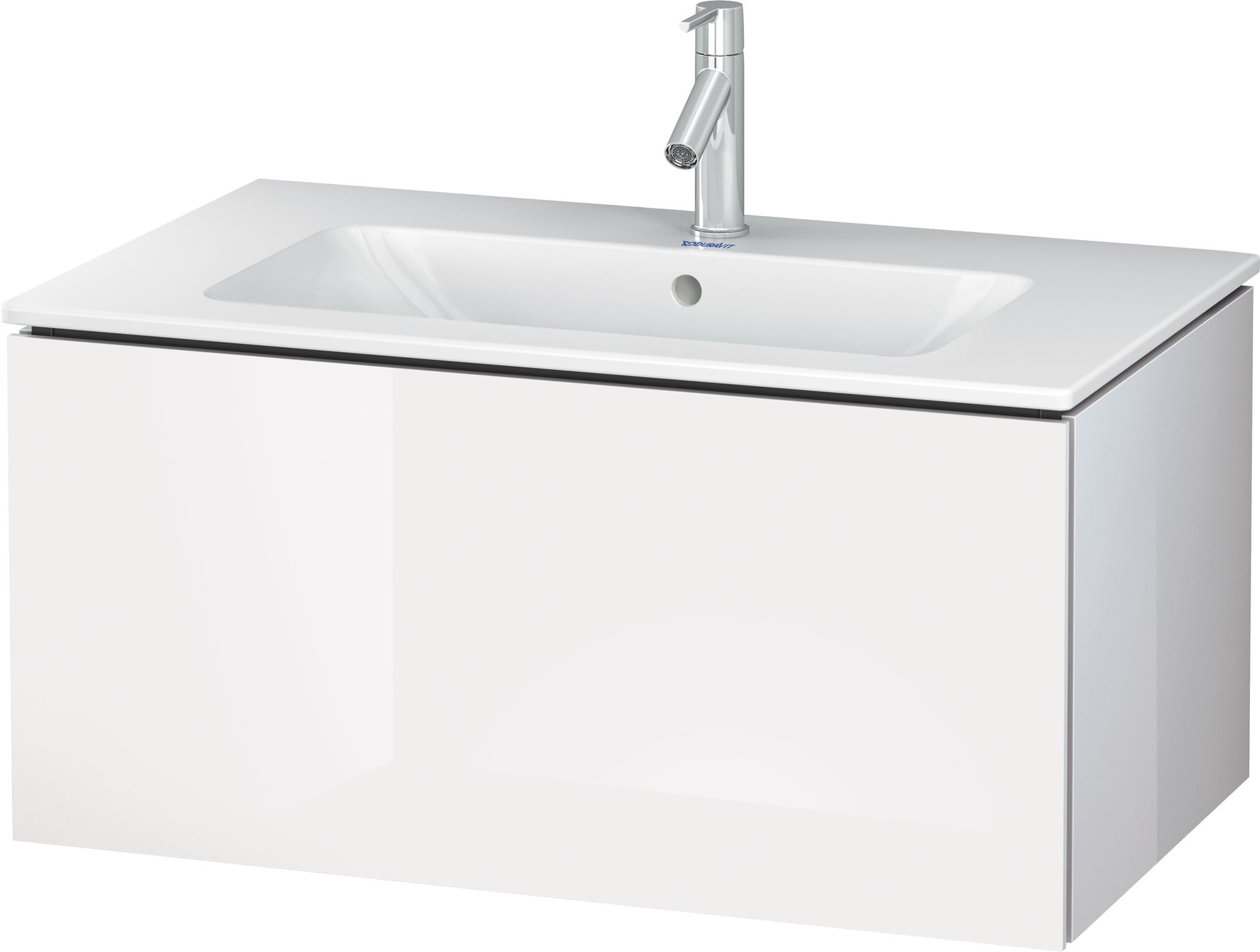 Duravit L-Cube Kabinett 82x48.1x40 cm Unterschrank hängend weiß LC614108585
