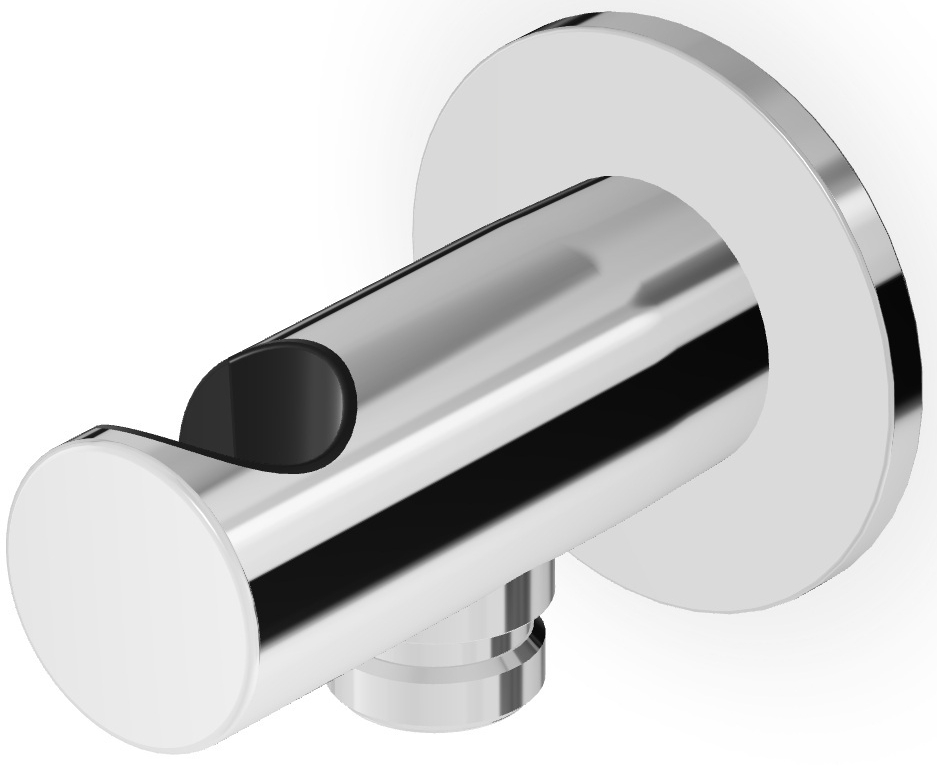 Zucchetti Brim Winkelanschluss mit Griff chrom Z93933