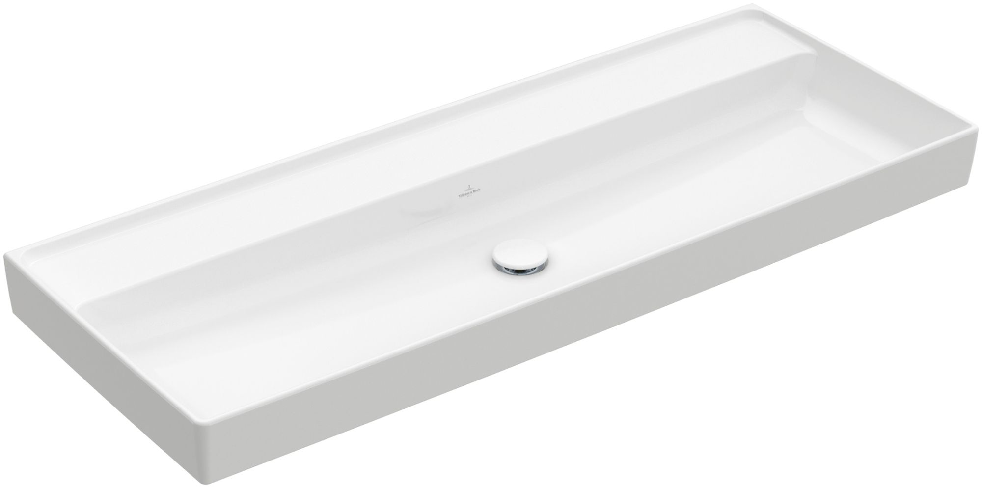 Villeroy & Boch Collaro Waschbecken 120x47 cm rechteckig Klassisch-Möbel weiß 4A33C301