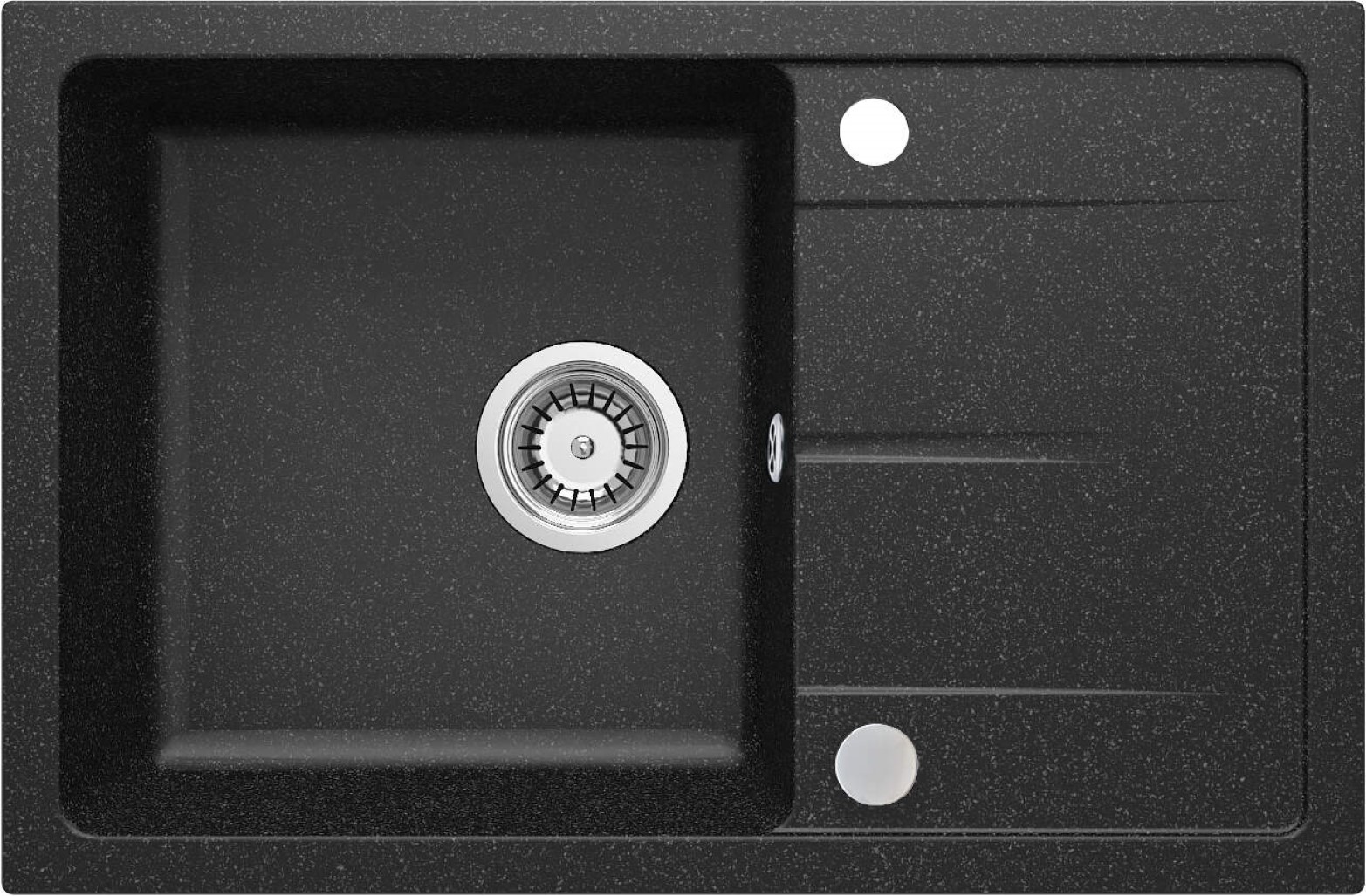 Deante Leda granitspüle 67x44 cm grau/graphit/onyx ZRD_2113