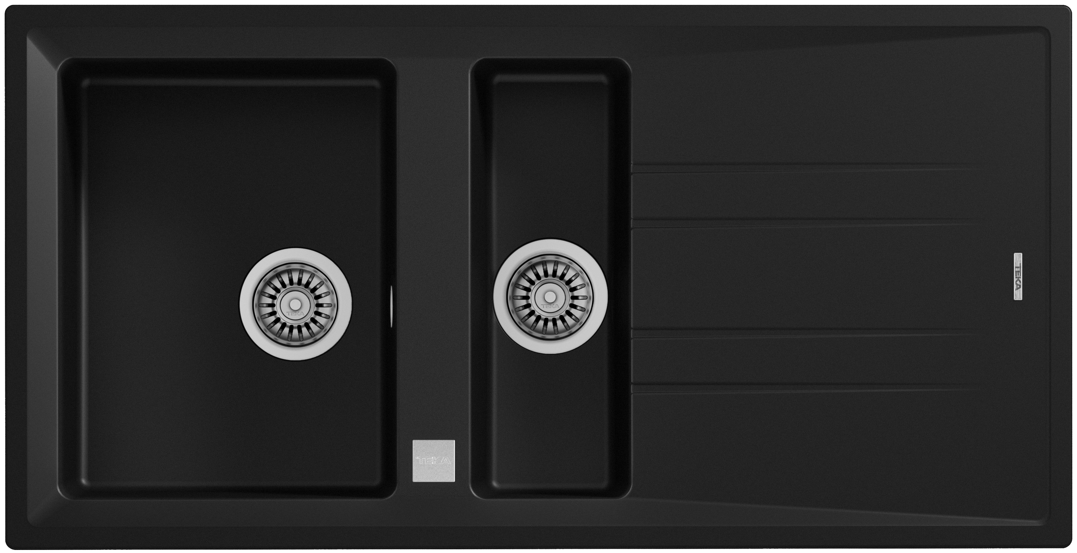 Teka Stone Tegranit-Spüle 100x51 cm schwarz 115360008