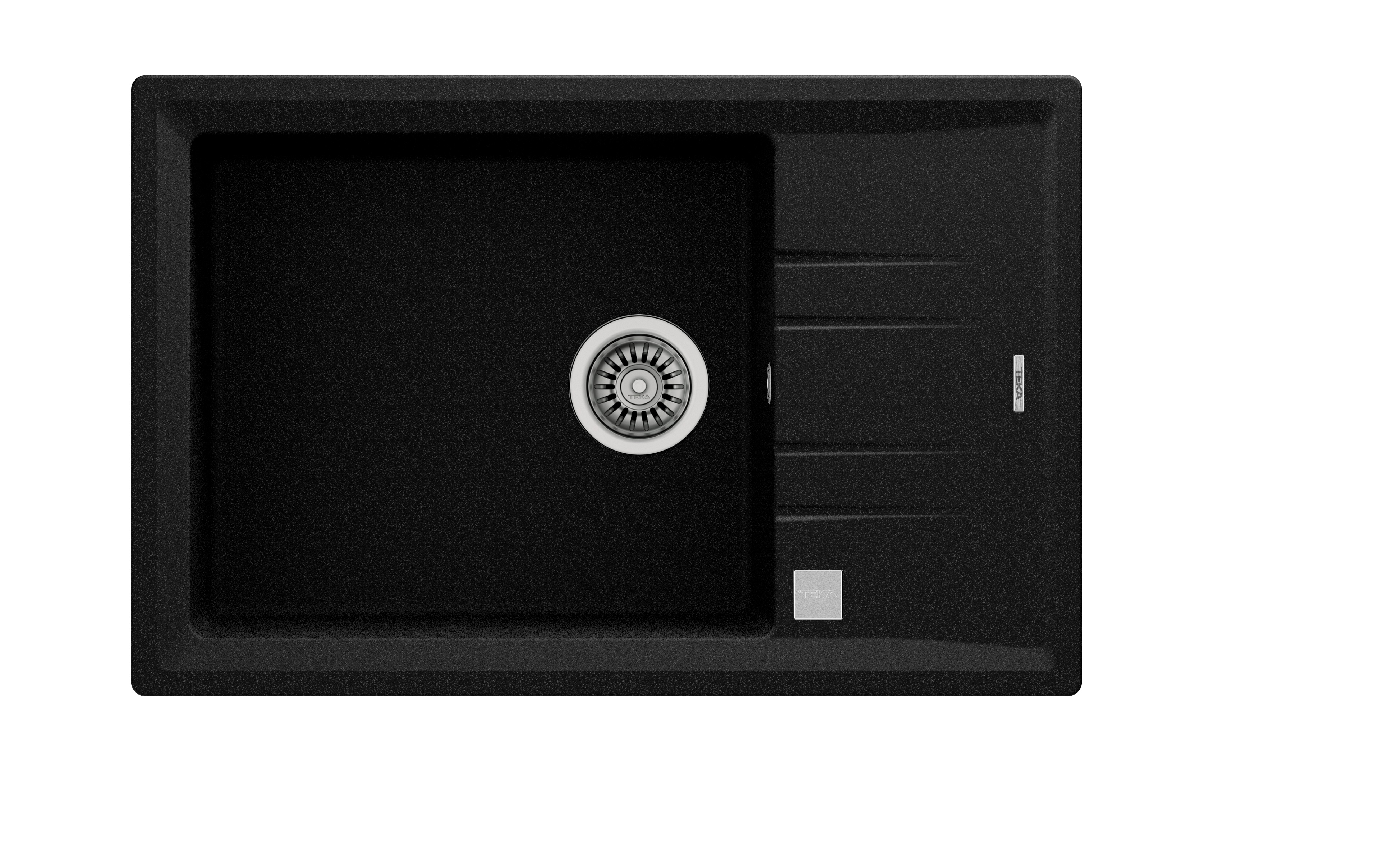 Teka Stone tegranit-spüle 78x51 cm grau/graphit/onyx 115330038