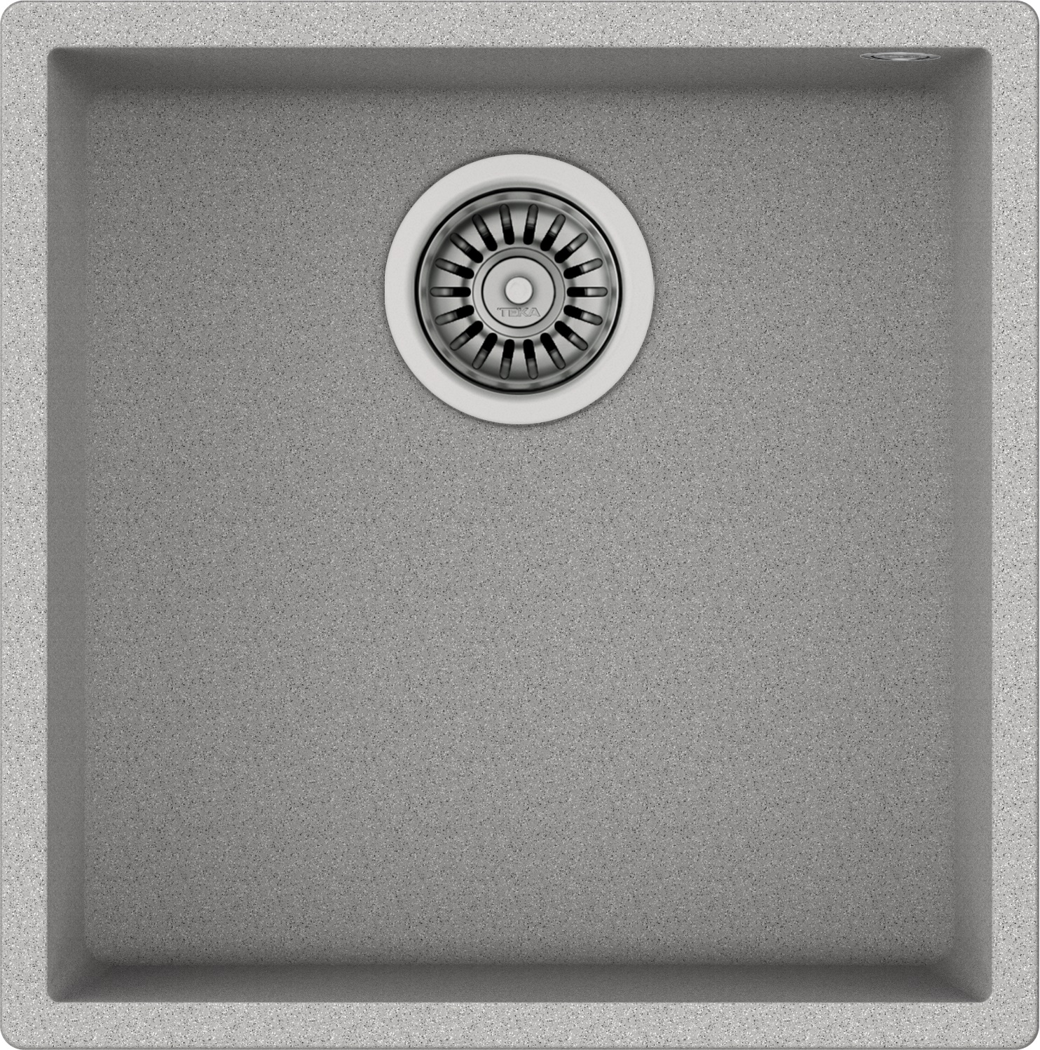 Teka Square tegranit-spüle 44x44 cm grau/graphit/onyx 115230026
