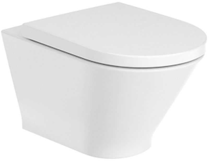 Roca Gap Round WC-Becken hängend Spülrandlos weiß A3460NL000