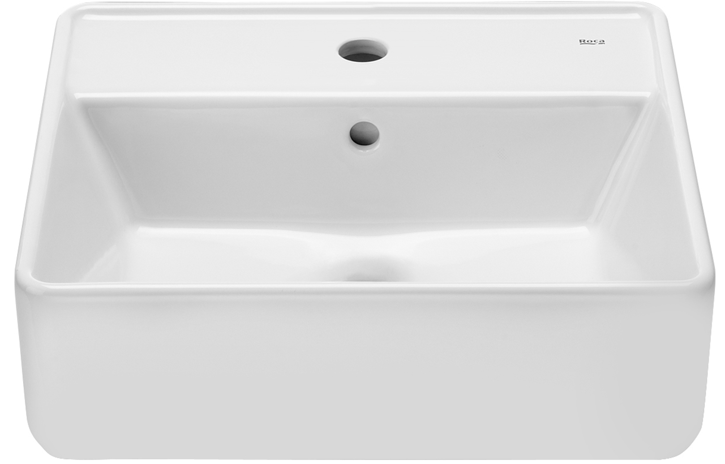 Roca Gap Waschbecken 42x39 cm rechteckig Aufsatzwaschbecken weiß A3270MM000