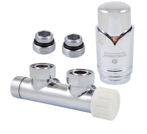 Schlosser Thermostatset chrom 602100005