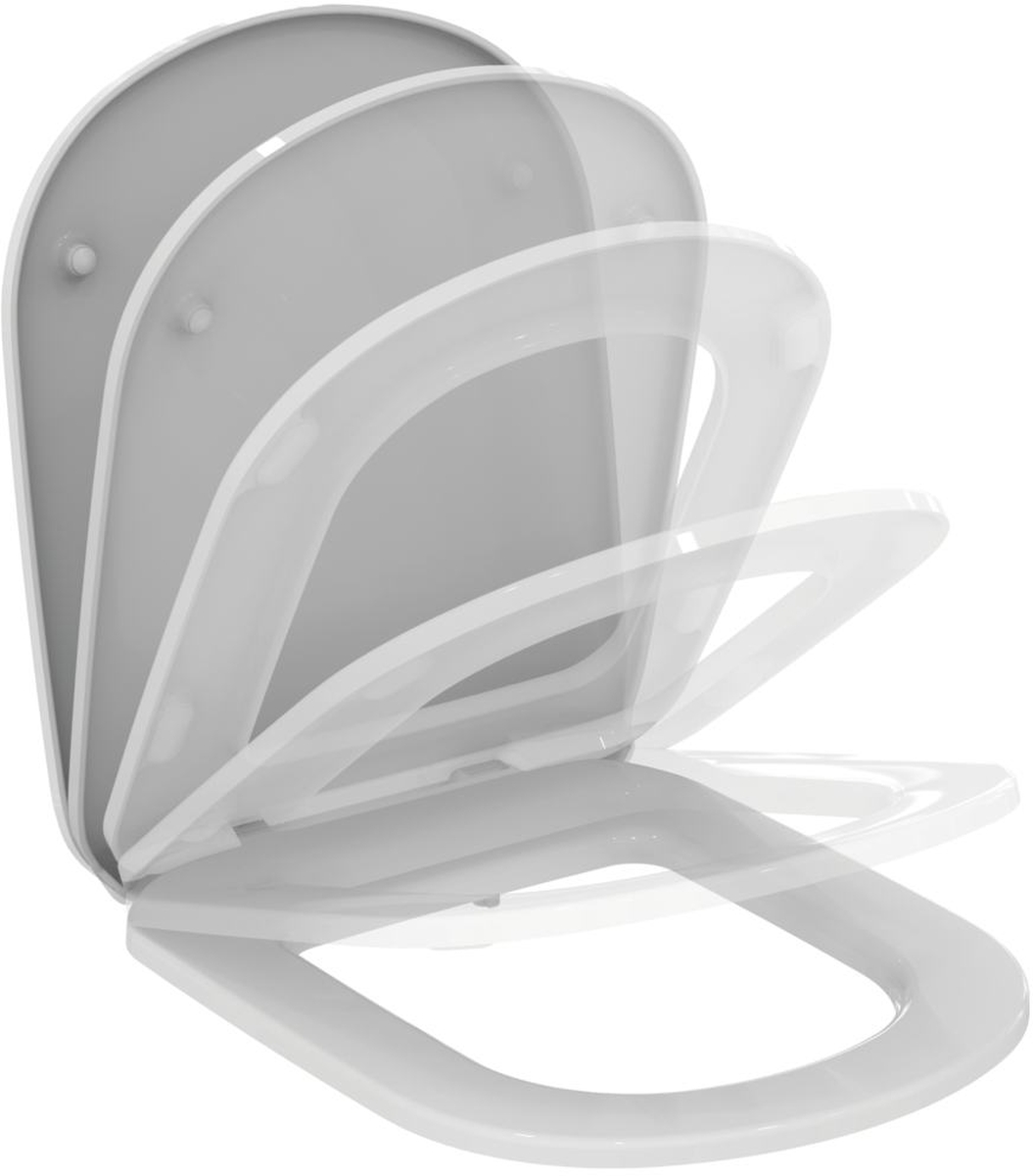 Ideal Standard Tempo Toilletensitz absenkautomatik weiß T679401