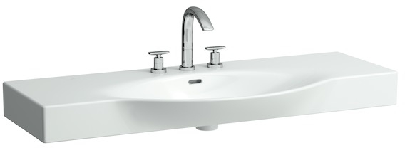 Laufen Palace Waschbecken 120x51 cm rechteckig Klassisch-Möbel weiß glanz H8117040001041