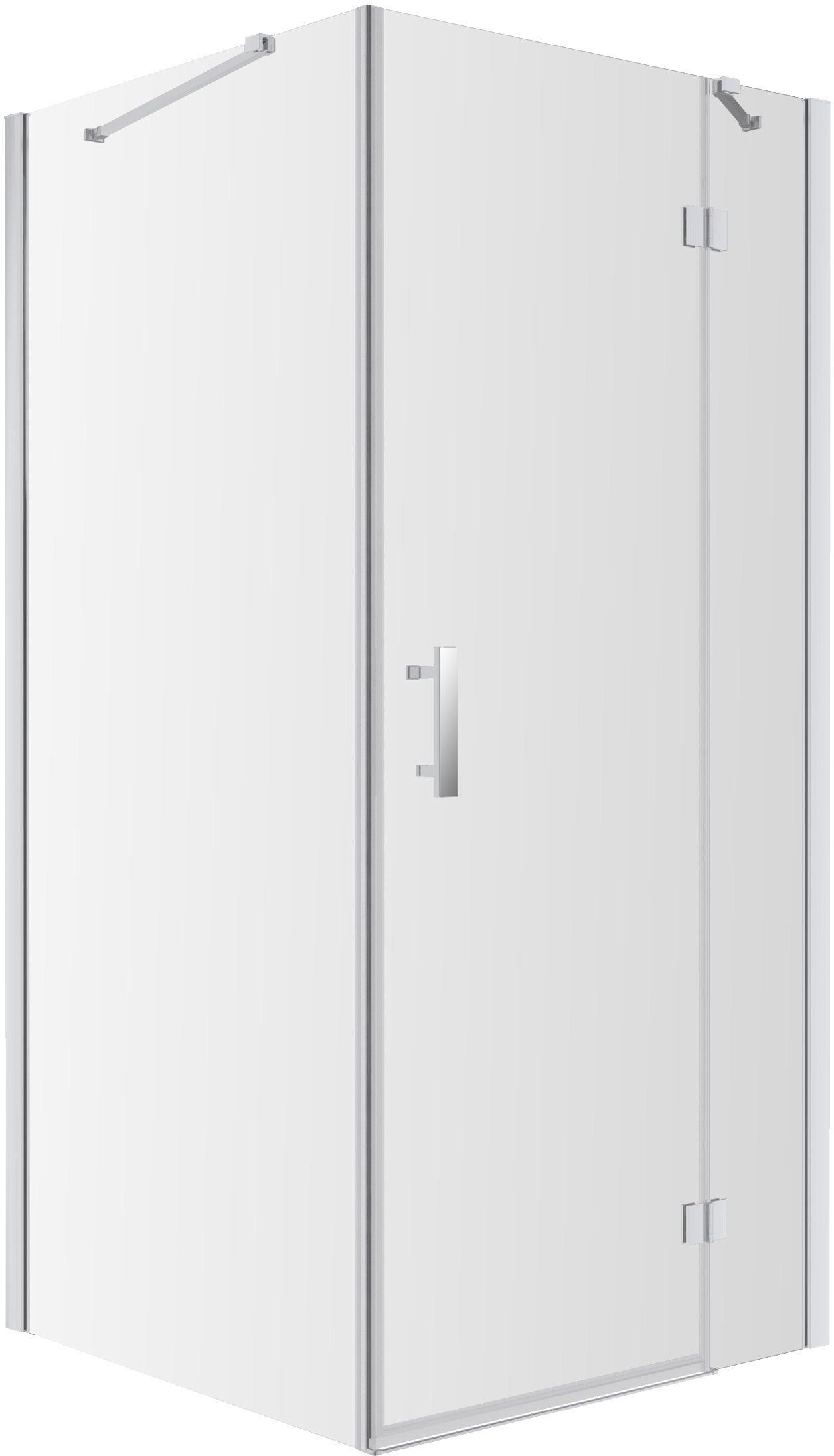 Omnires Manhattan Dusche 100x90 cm rechteckig chrom Glanz/durchsichtiges Glas MH1090CRTR