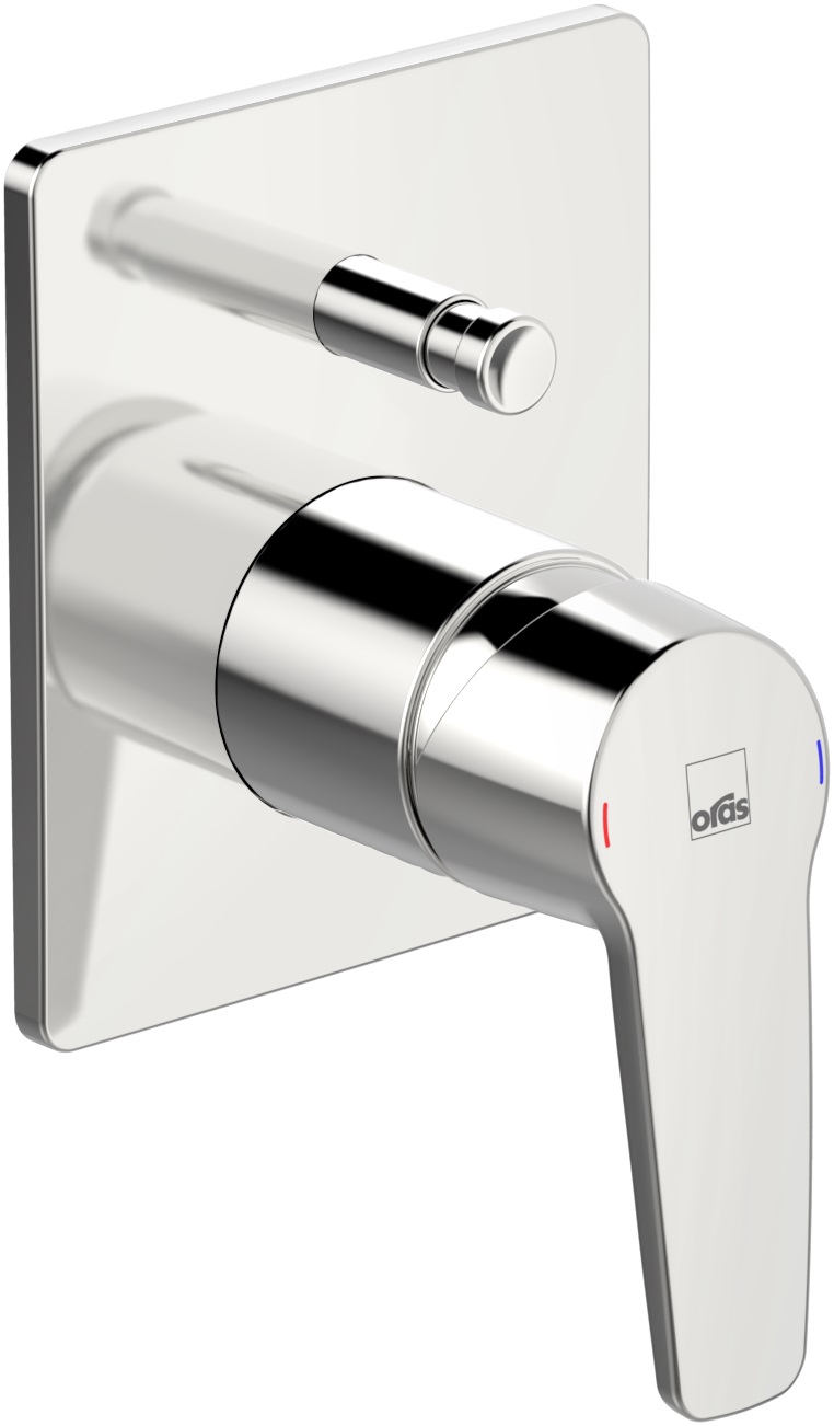 Oras Saga Badewannen- und Duscharmatur Unterputz chrom 3986
