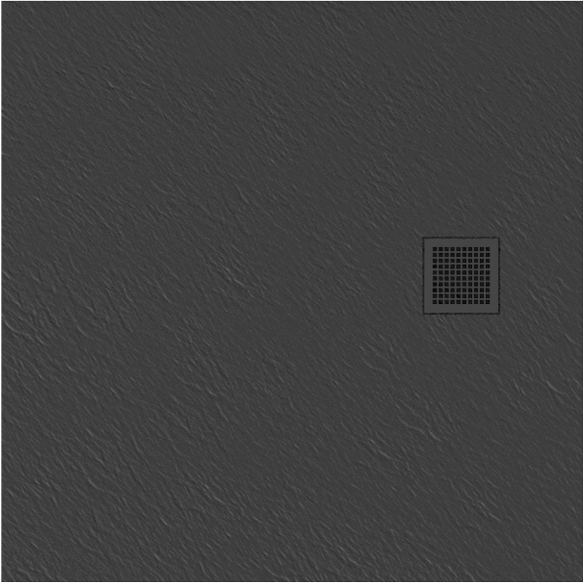 New Trendy Mori Quadratische Duschwanne 90x90 cm grau B-0395
