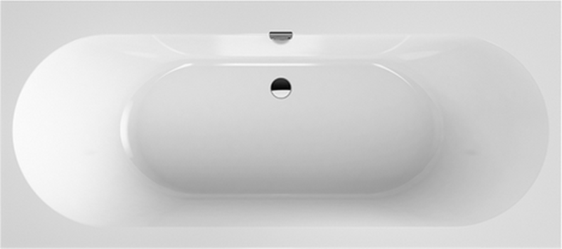 Villeroy & Boch Oberon Rechteckige Badewanne 180x80 cm weiß UBQ180OBR2DV-01