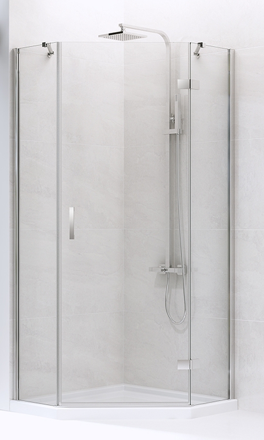 New Trendy New Azura Dusche 80x80 cm chrom Glanz/durchsichtiges Glas K-0560