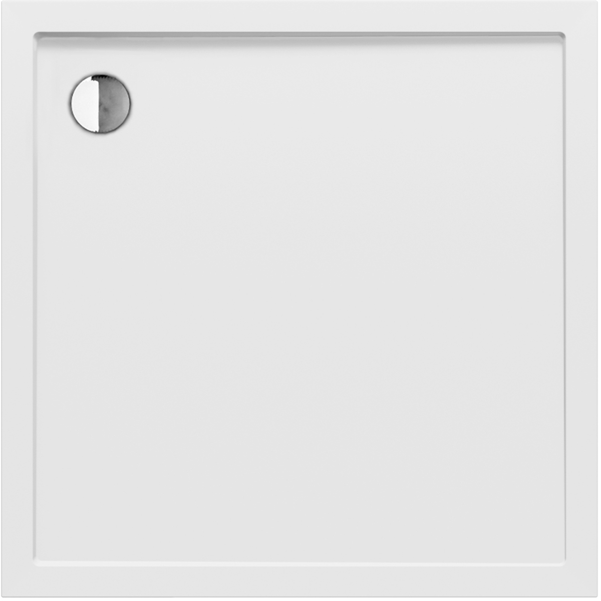 New Trendy Cantare Quadratische Duschwanne 80x80 cm weiß B-0420