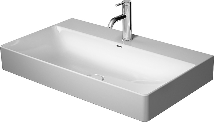 Duravit DuraSquare waschbecken 80x47 cm rechteckig klassisch-Möbel weiß 23538000711