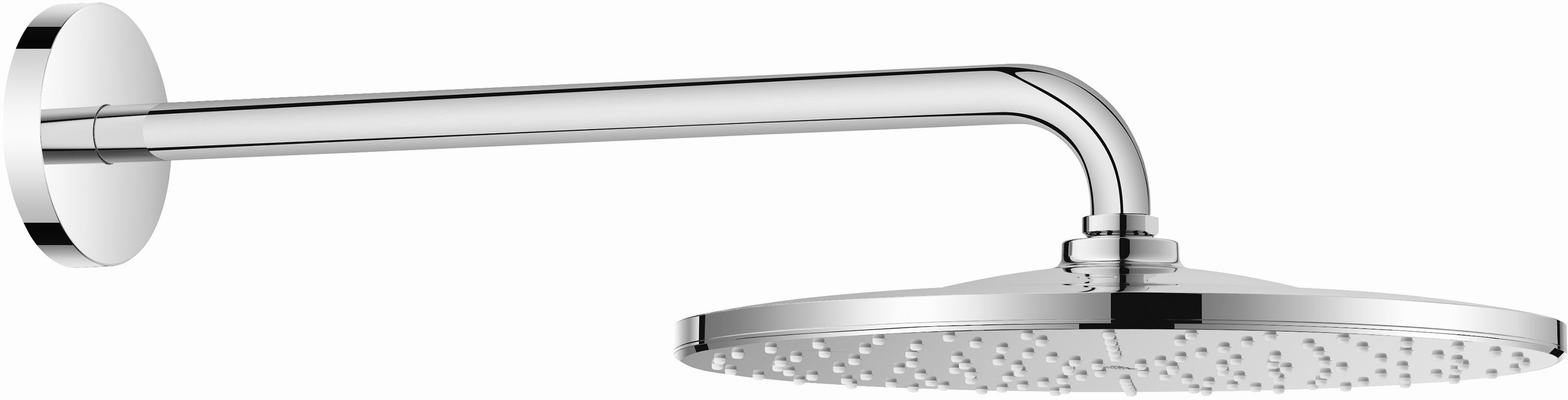 Grohe Rainshower Kopfbrause mit Arm 30x30 cm rund StarLight Chrome 26558000