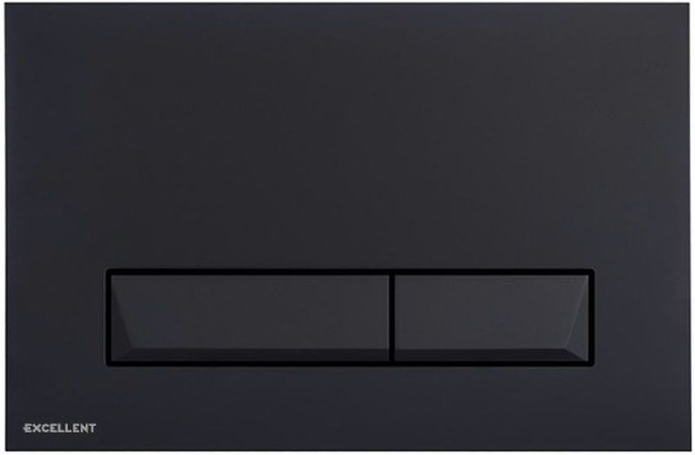 Excellent Platto Betätigungsplatte für Toilette schwarz INEX.PL230.150.BL