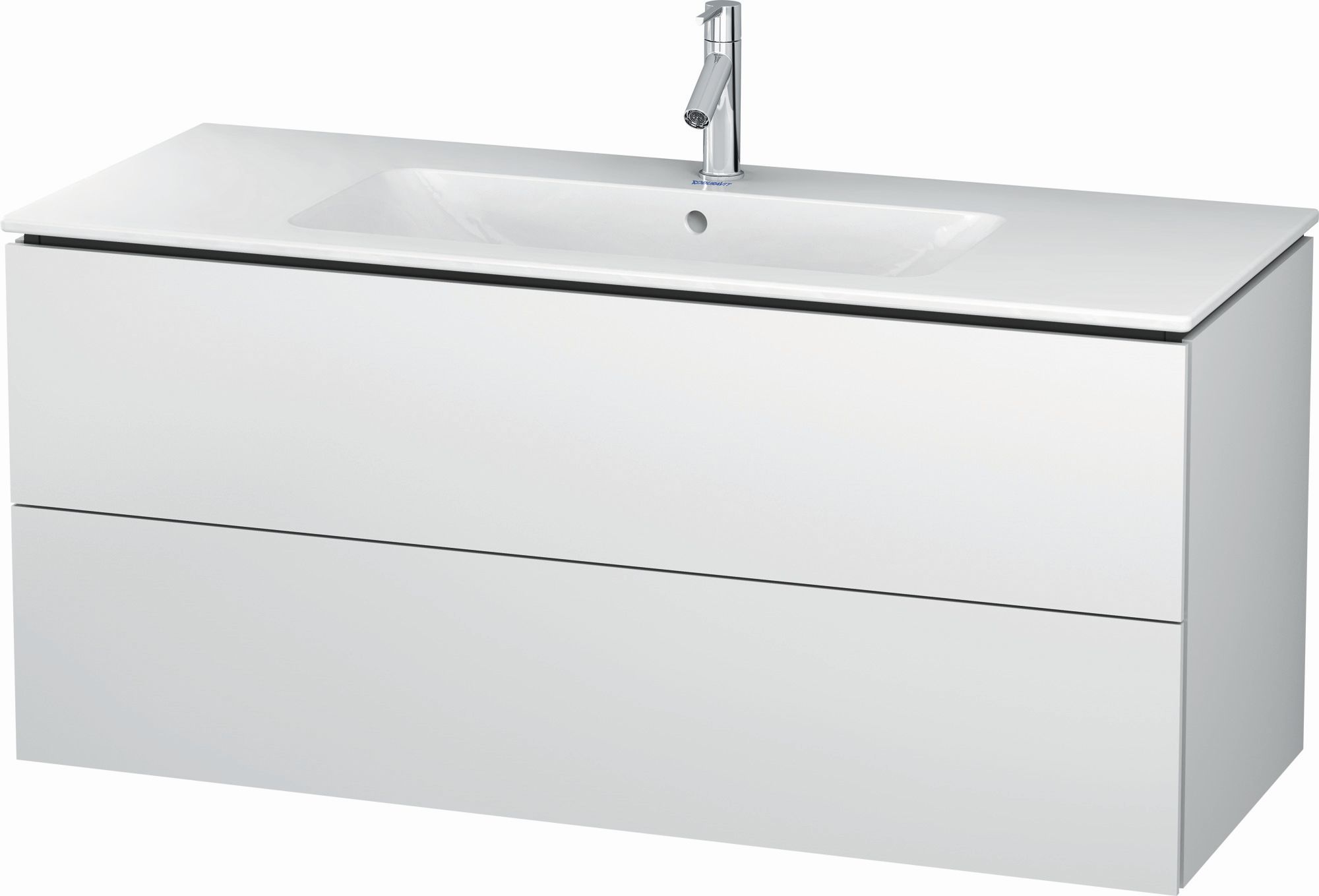 Duravit L-Cube Kabinett 122x48.1x55 cm Unterschrank hängend weiß LC624301818