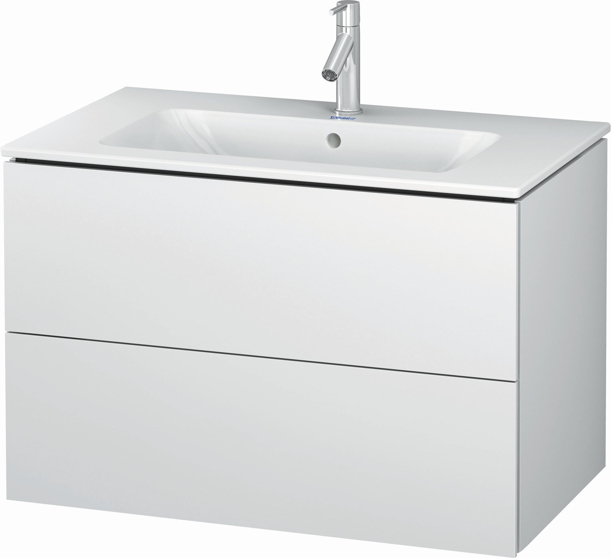 Duravit L-Cube Kabinett 82x48.1x55 cm Unterschrank hängend weiß LC624101818
