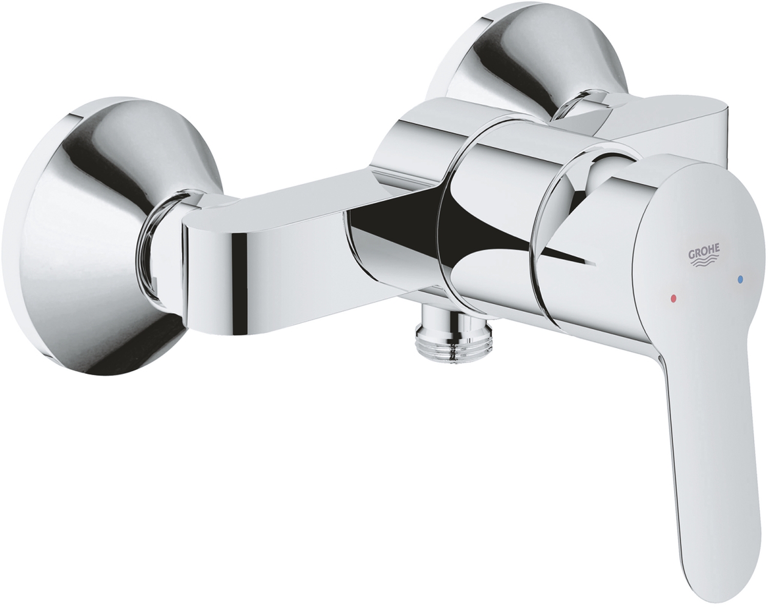 Grohe BauEdge Duscharmatur Wandmontage StarLight Chrome 23333000