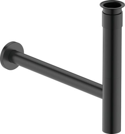 Duravit Siphon für Waschbecken Rohr schwarz 0050364600