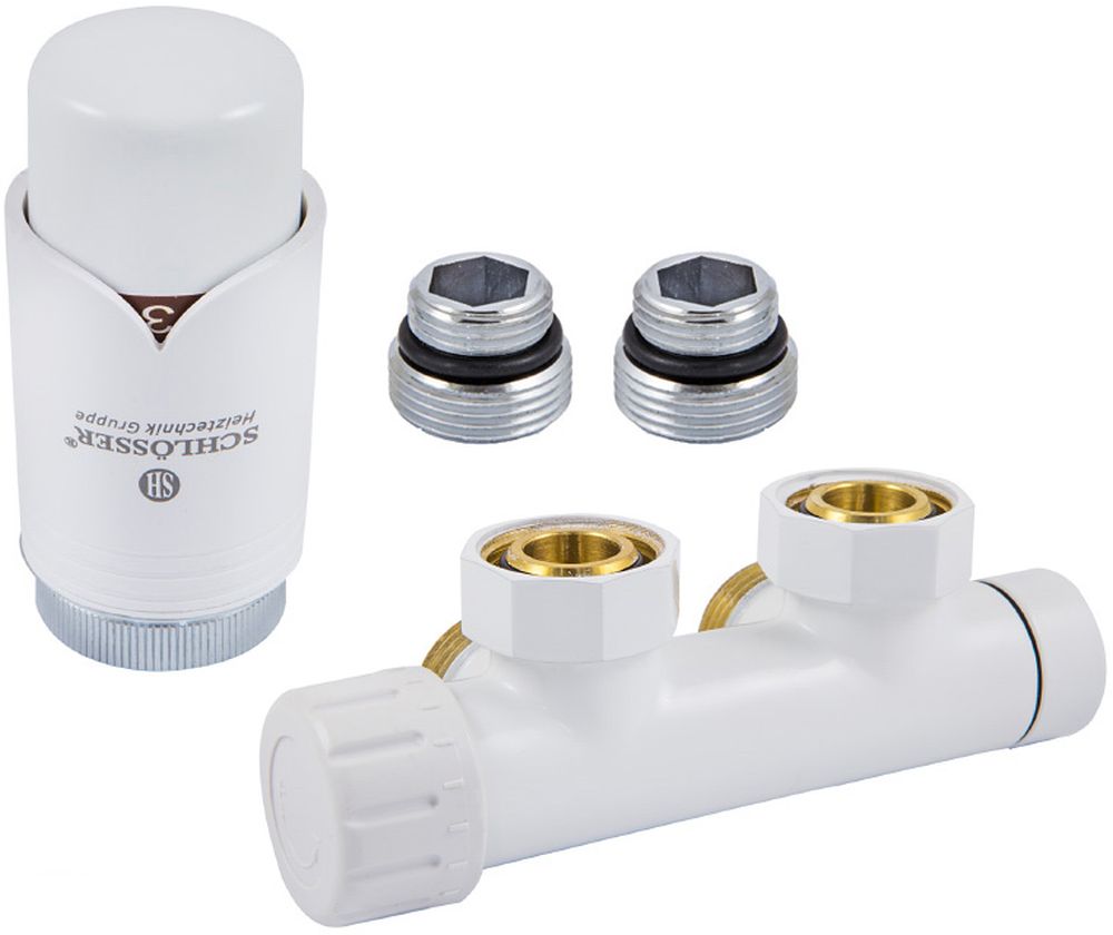 Schlosser Verbindungsset weiß 612100003