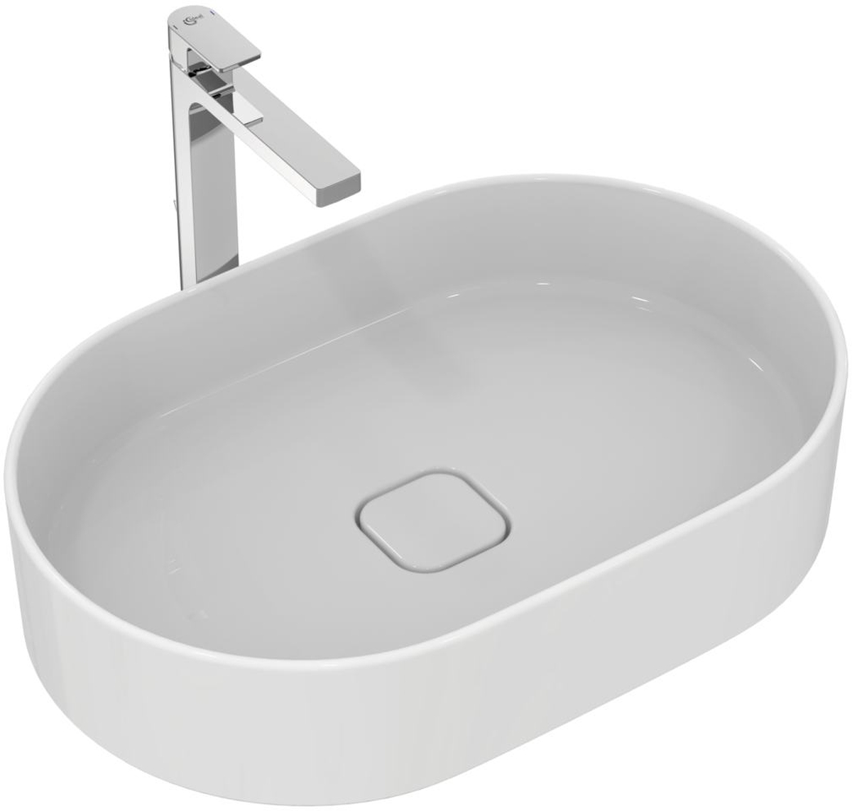 Ideal Standard Strada II Waschbecken 60x40 cm oval Aufsatzwaschbecken weiß T298101