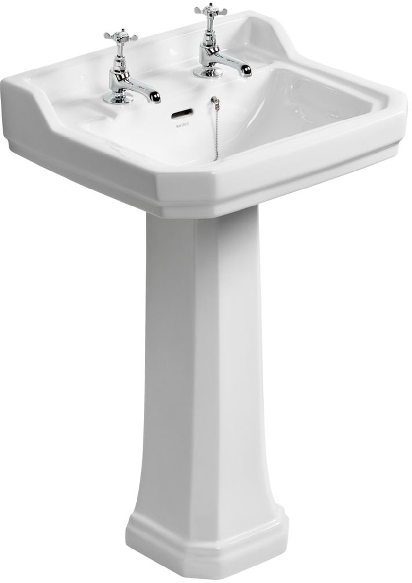 Ideal Standard Waverley Waschbecken 56x45.5 cm rechteckig Klassisch weiß U470101