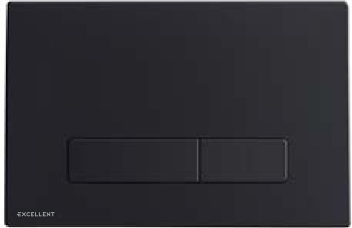 Excellent Aurro Betätigungsplatte für Toilette schwarz INEX.AU230.150.BL