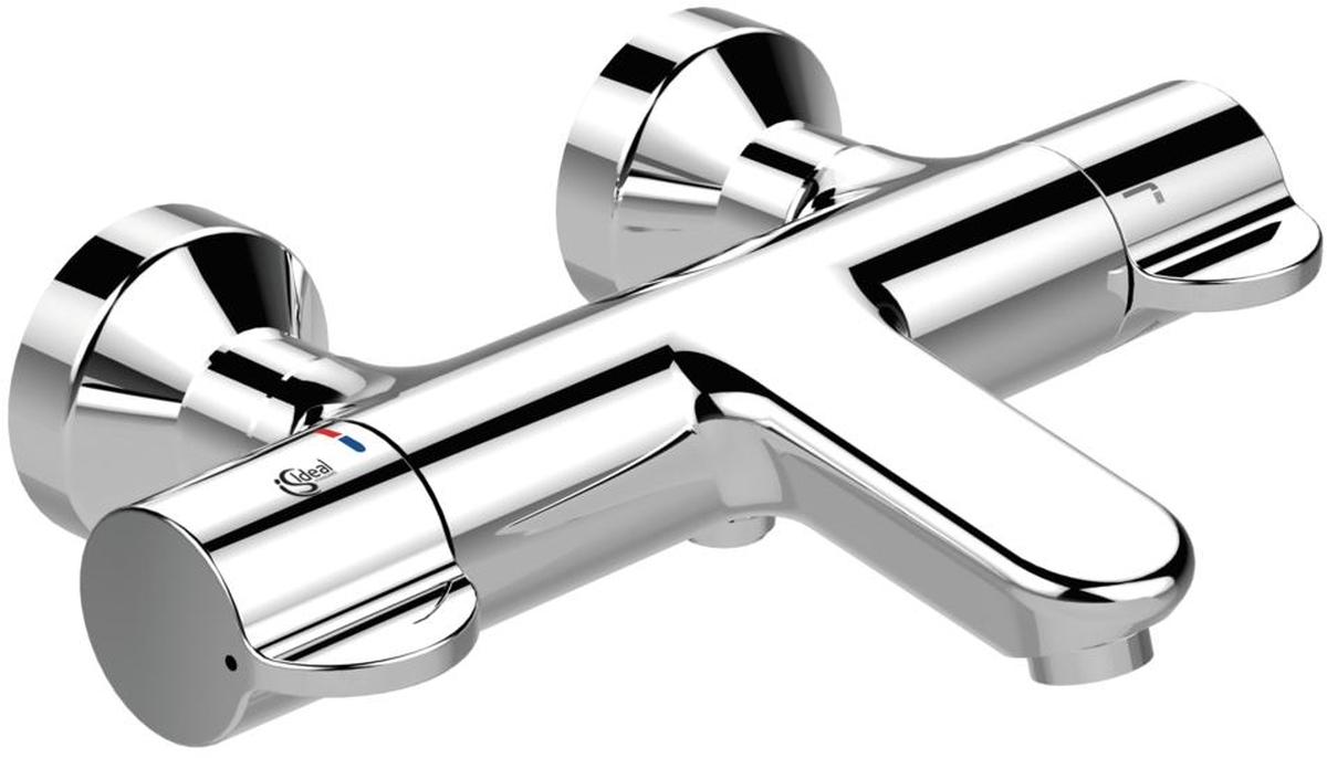 Ideal Standard Ceraplus Badewannen- und Duscharmatur Wandmontage mit Thermostat chrom A6874AA