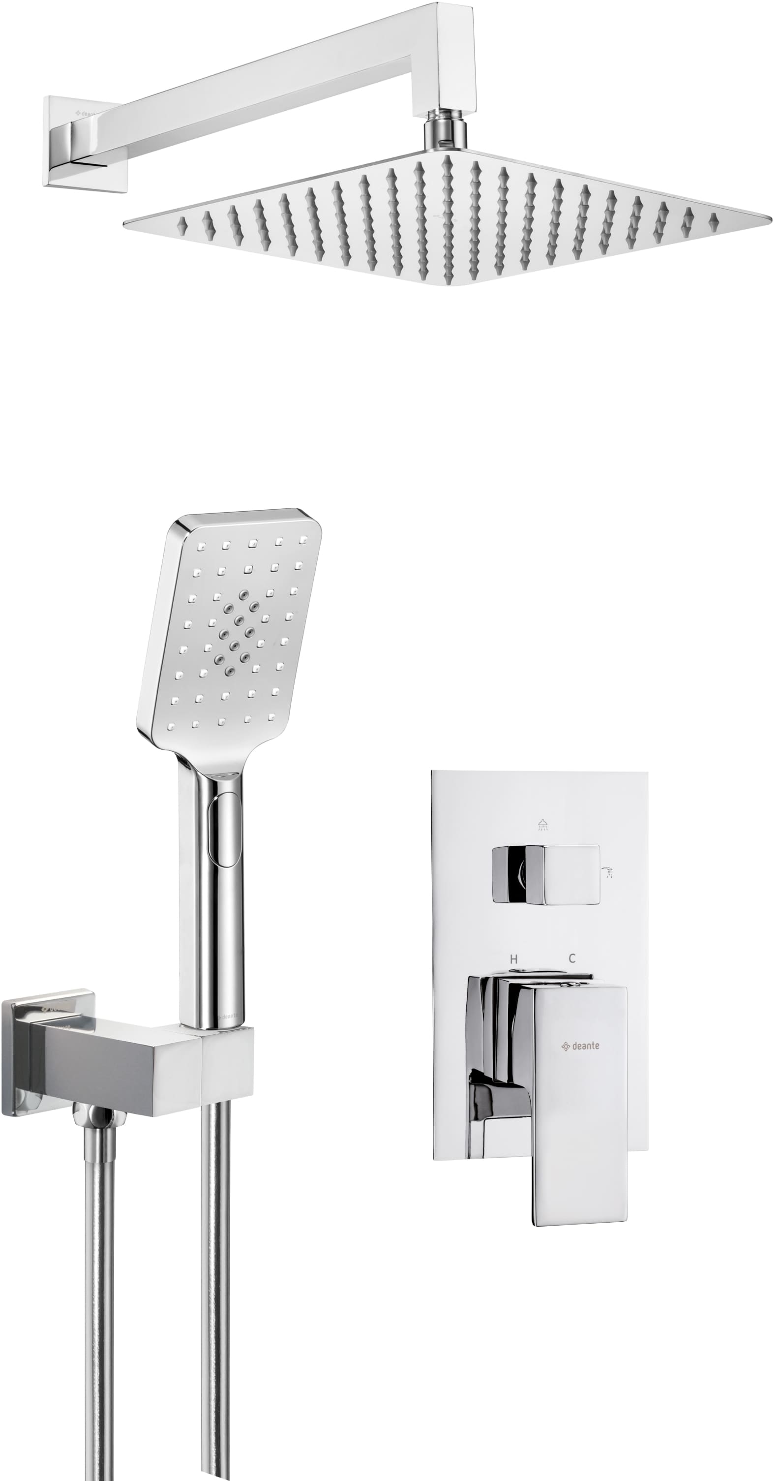 Deante Anemon Duschset Unterputz chrom NAC_09MP