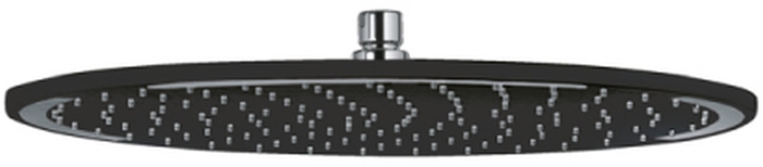 Kludi A-QA Kopfbrause 30x30 cm rund chrom-schwarz 6433087-00