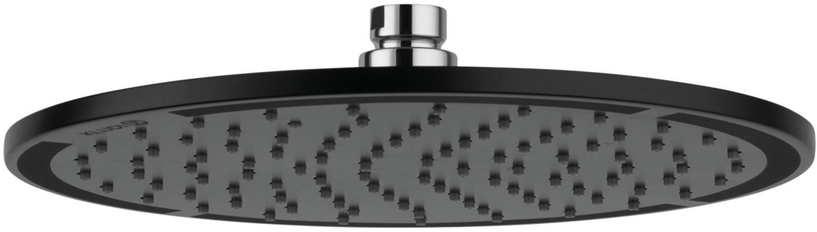 Kludi A-QA Kopfbrause 25x25 cm rund schwarz 6432587-00