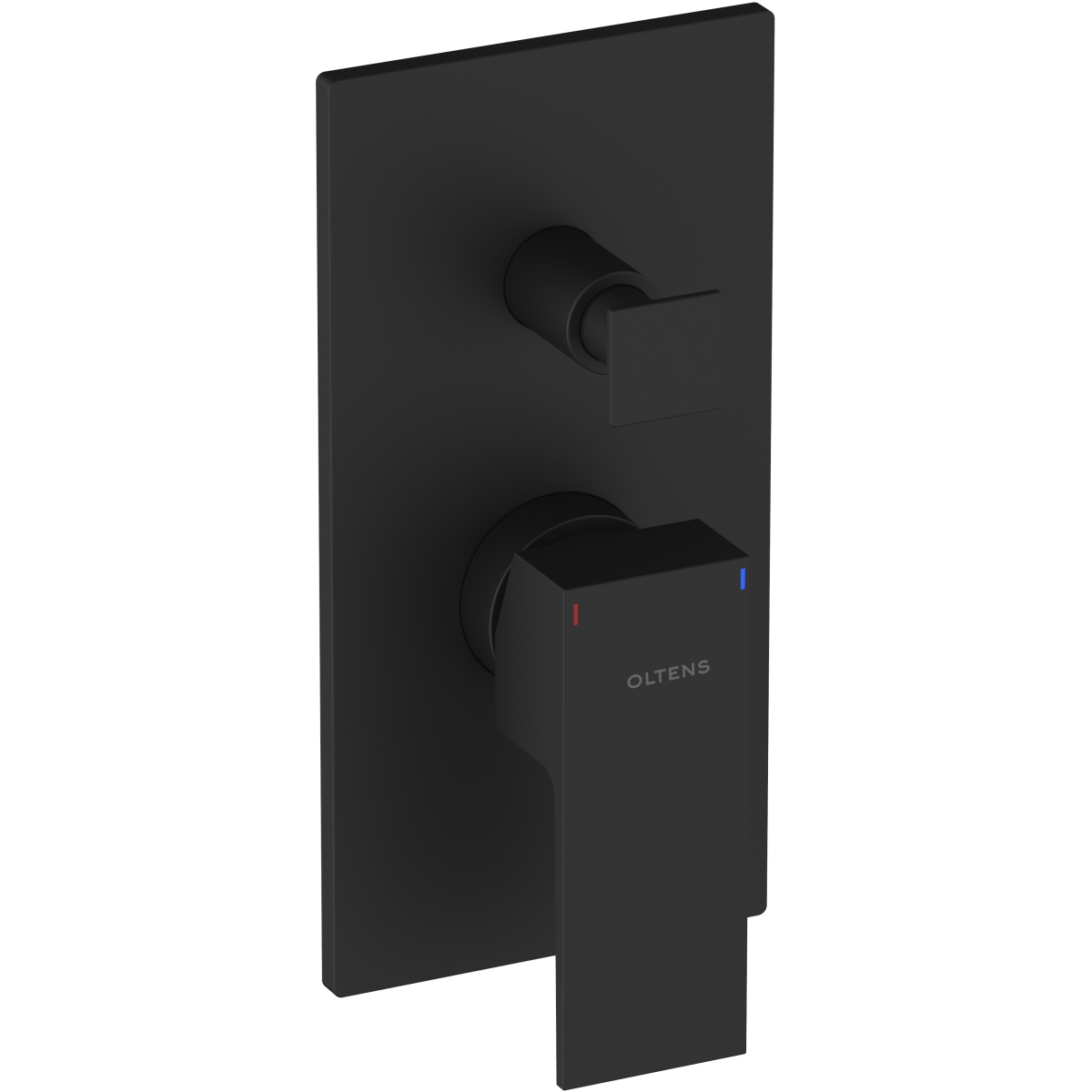 Oltens Gota Badewannen- und Duscharmatur Unterputz schwarze Matte 34101300