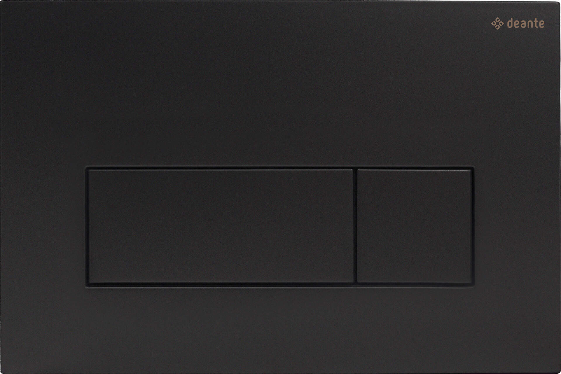 Deante Slim Betätigungsplatte für Toilette schwarz CST_N51P
