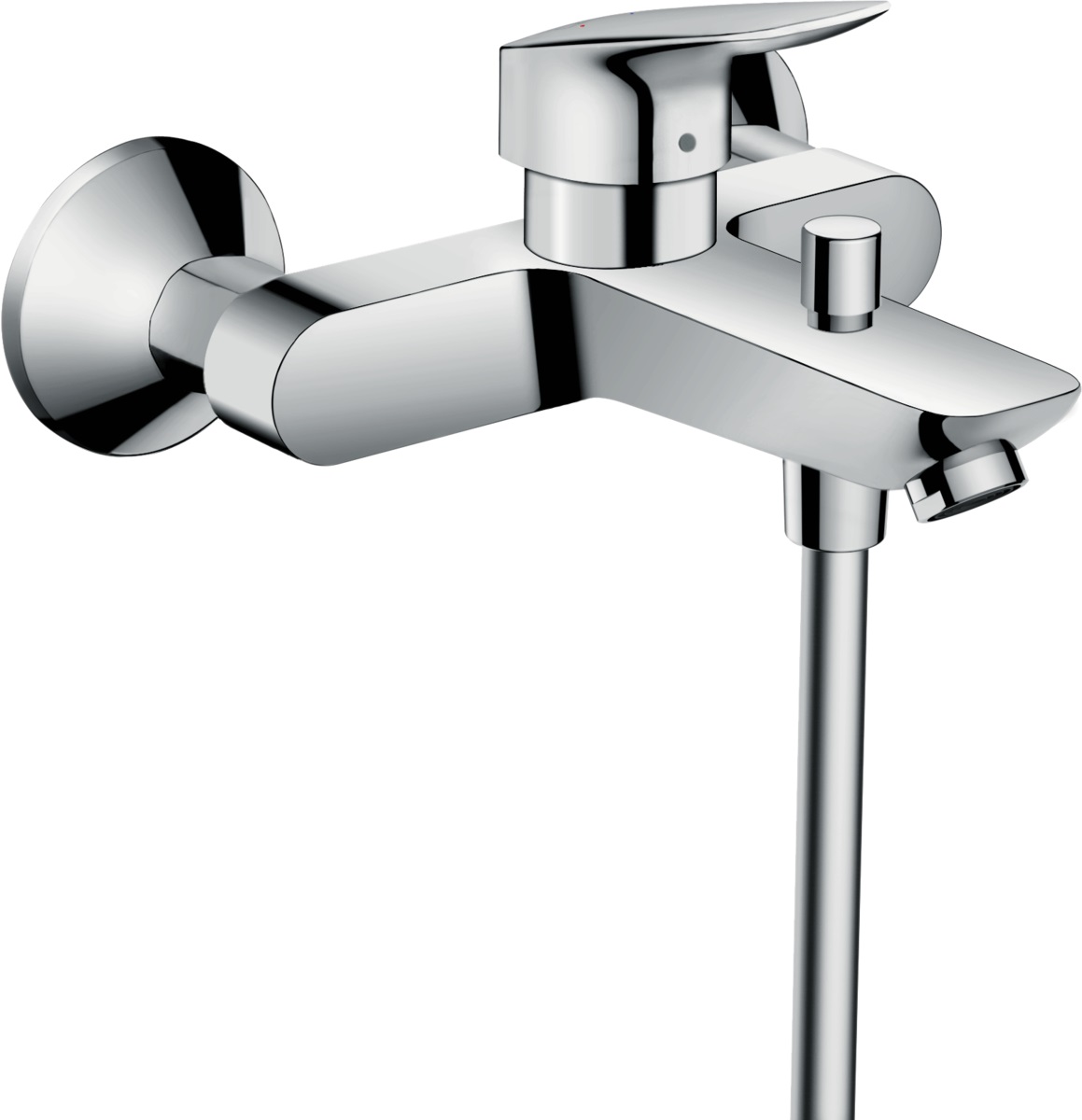 Hansgrohe Logis Badewannen- und Duscharmatur Wandmontage chrom 71401000