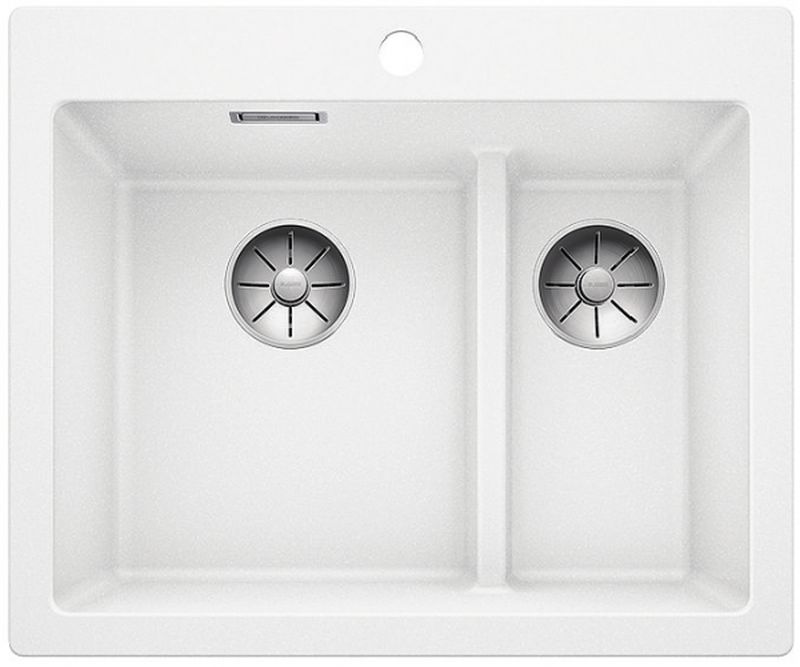 Blanco Pleon 6 Split Granitspüle 61.5x51 cm weiß 521693