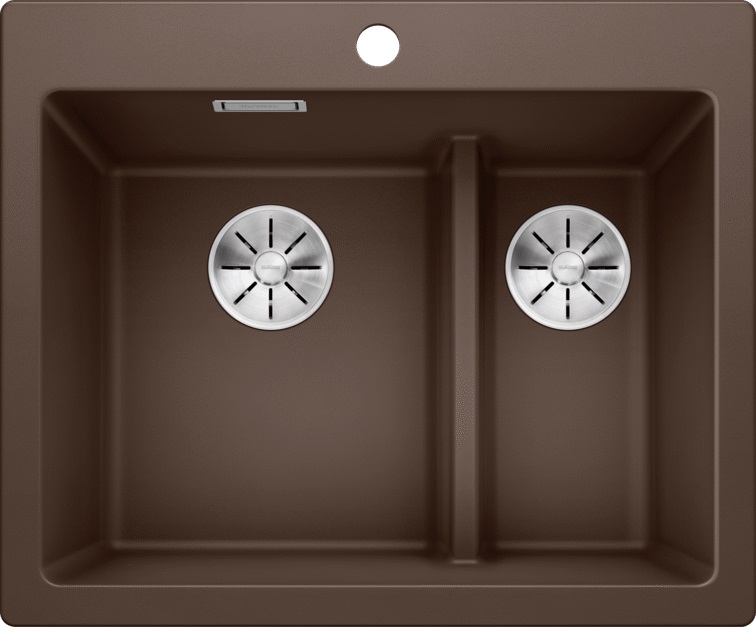 Blanco Pleon 6 Split Granitspüle 61.5x51 cm braun 521698