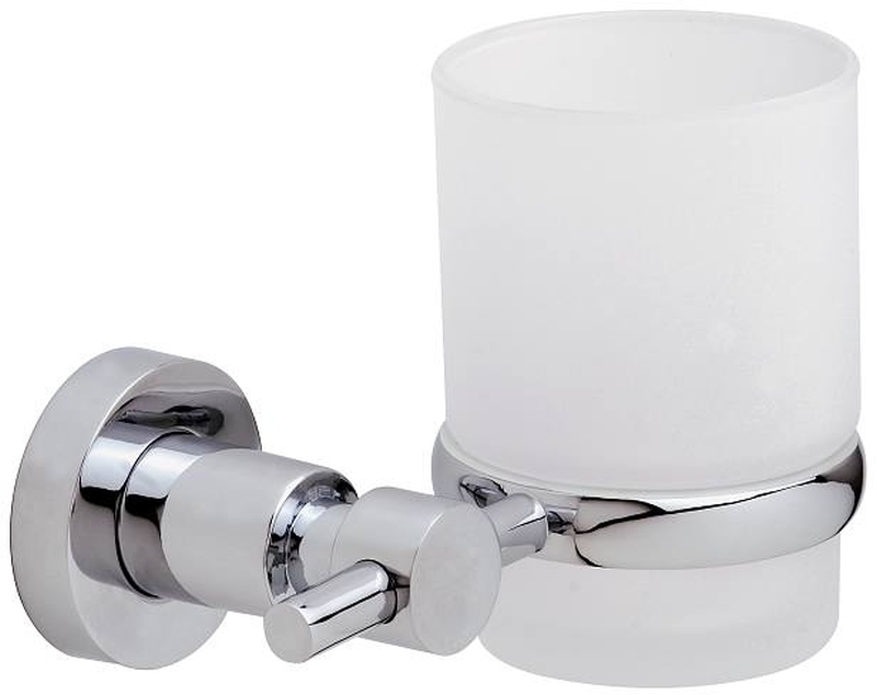 Tesa Loxx Zahnputzbecher weiß-chrom 40284-00000-00