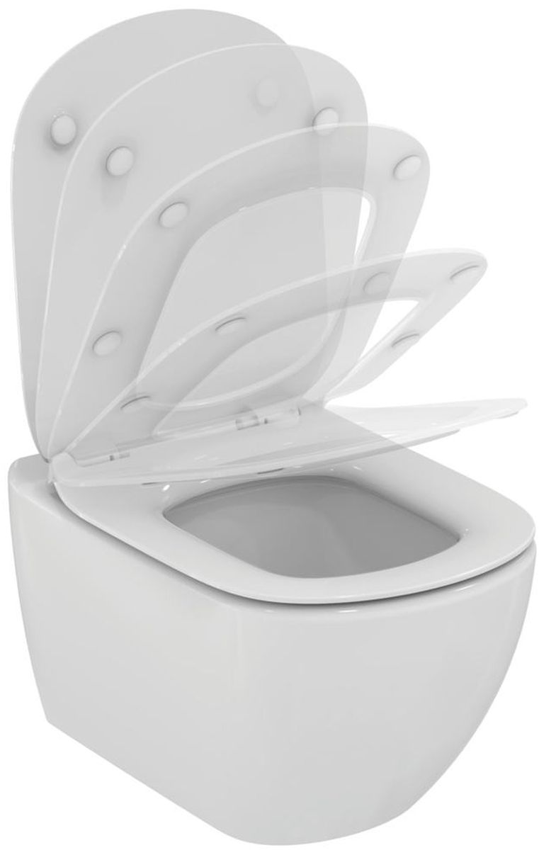 Set WC-Becken Ideal Standard Tesi T007901, Toilletensitz Ideal Standard Tesi T352701