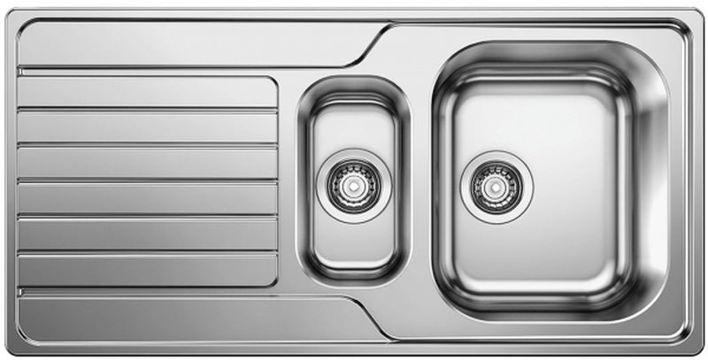 Blanco Dinas 6 S Stahlspüle 100x50 cm stahl 523375
