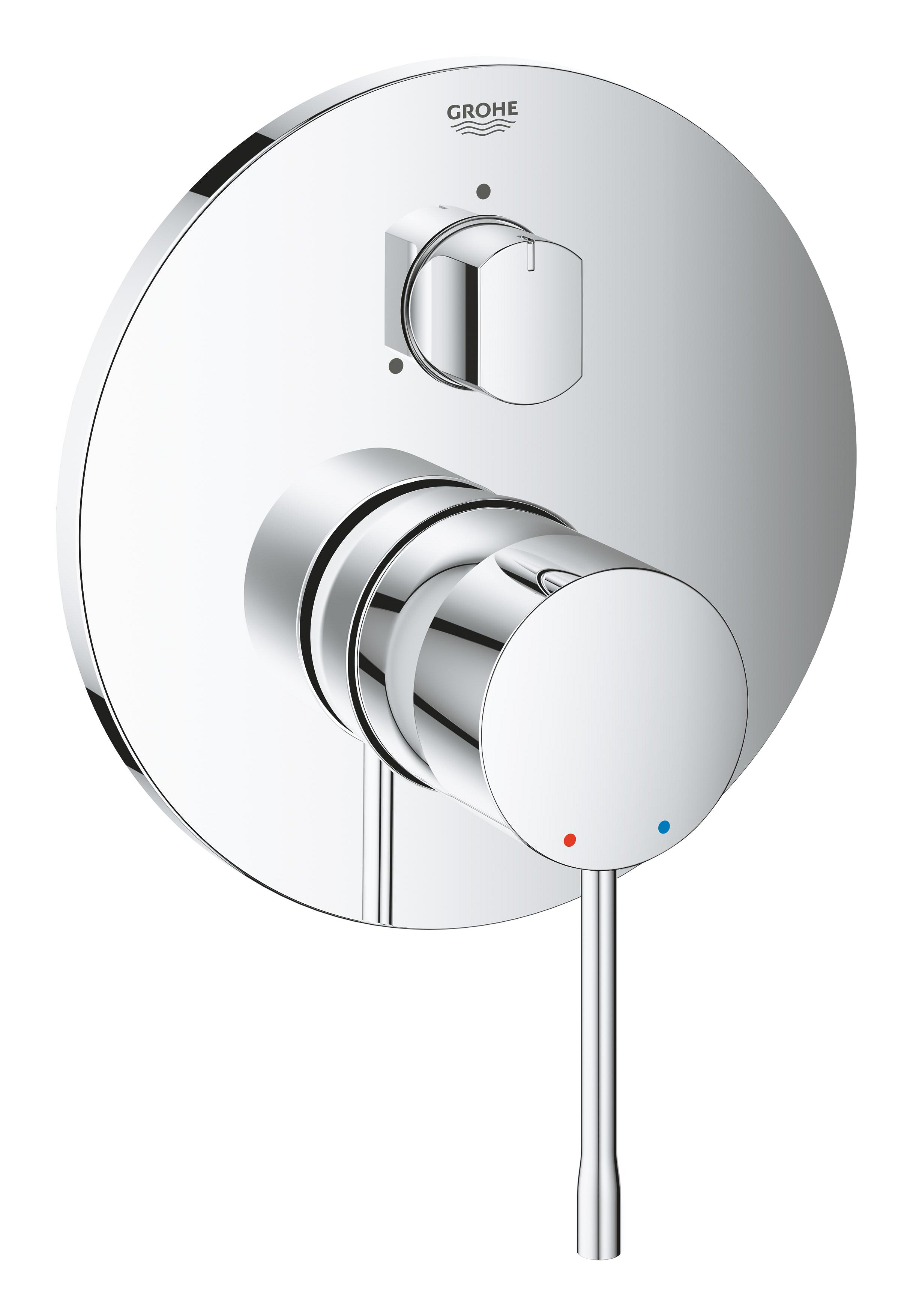 Grohe Essence Badewannen- und Duscharmatur Unterputz StarLight Chrome 24092001