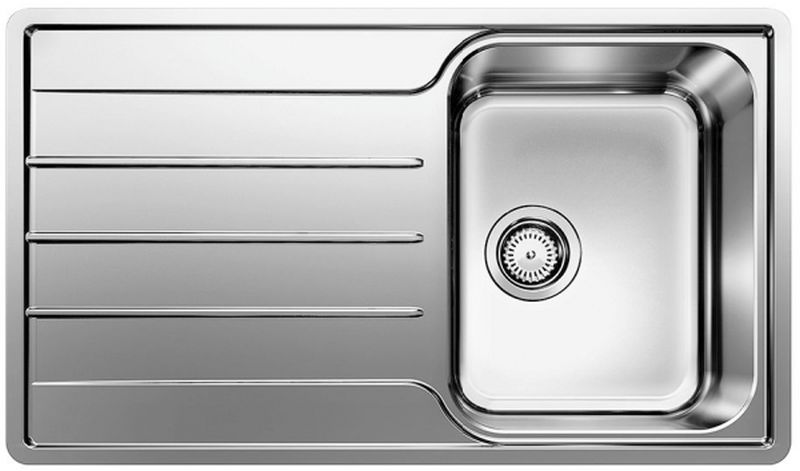 Blanco Lemis 45 S-IF Stahlspüle 86x50 cm stahl 523030