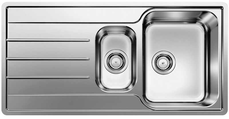 Blanco Lemis 6 S-IF Stahlspüle 100x50 cm stahl 523032