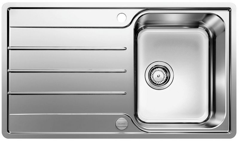 Blanco Lemis 45 S-IF Stahlspüle 86x50 cm stahl 523031