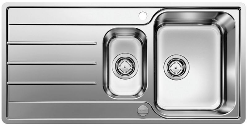 Blanco Lemis 6 S-IF Stahlspüle 100x50 cm stahl 523033